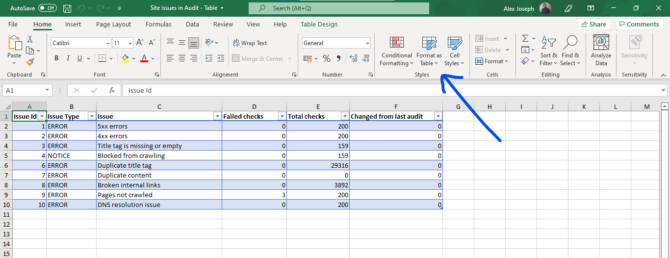 Creating A List In Sharepoint From An Excel Spreadsheet